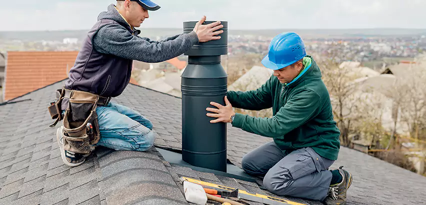 Chimney Flashing Replacement for Storm Damage in Marysville