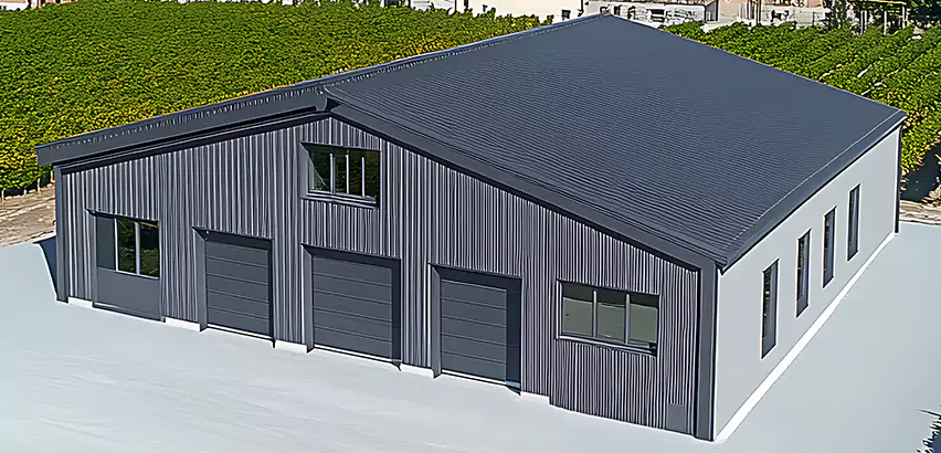 Corrugated Garage Roof Repair in Marysville