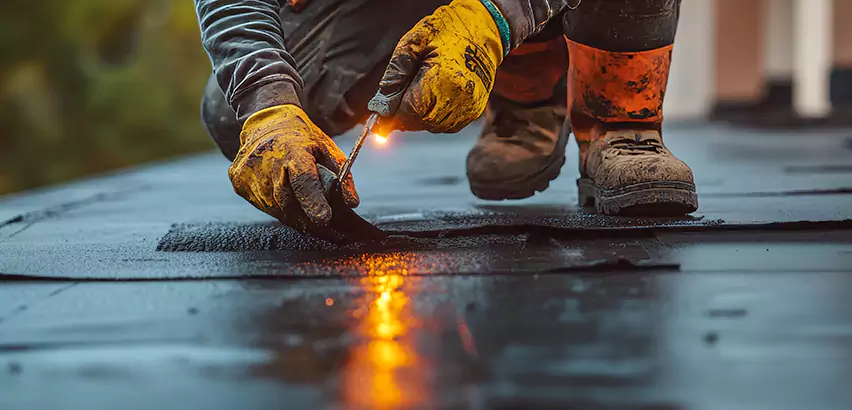 EPDM Roof Repair Tape Application in Marysville