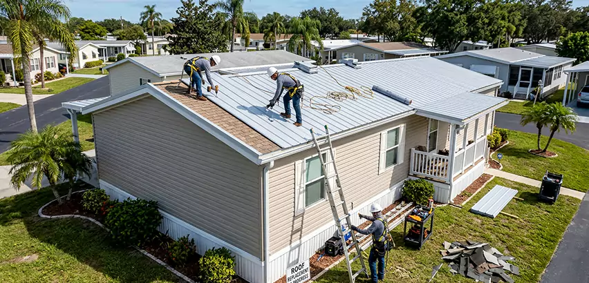 Mobile Home Metal Roof Replacement in Marysville